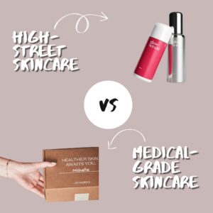 high street skincare vs medical grade skincare