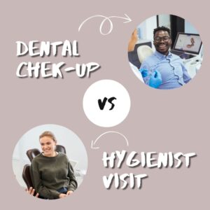 dental check up thames ditton vs hygienist visit